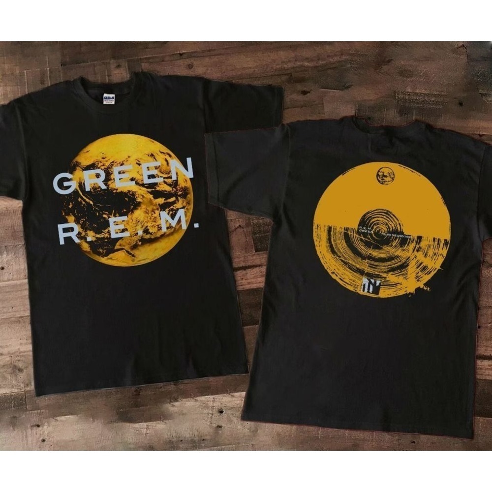 1989 Rem Green Tour Unisex Tshirt 2 Sided